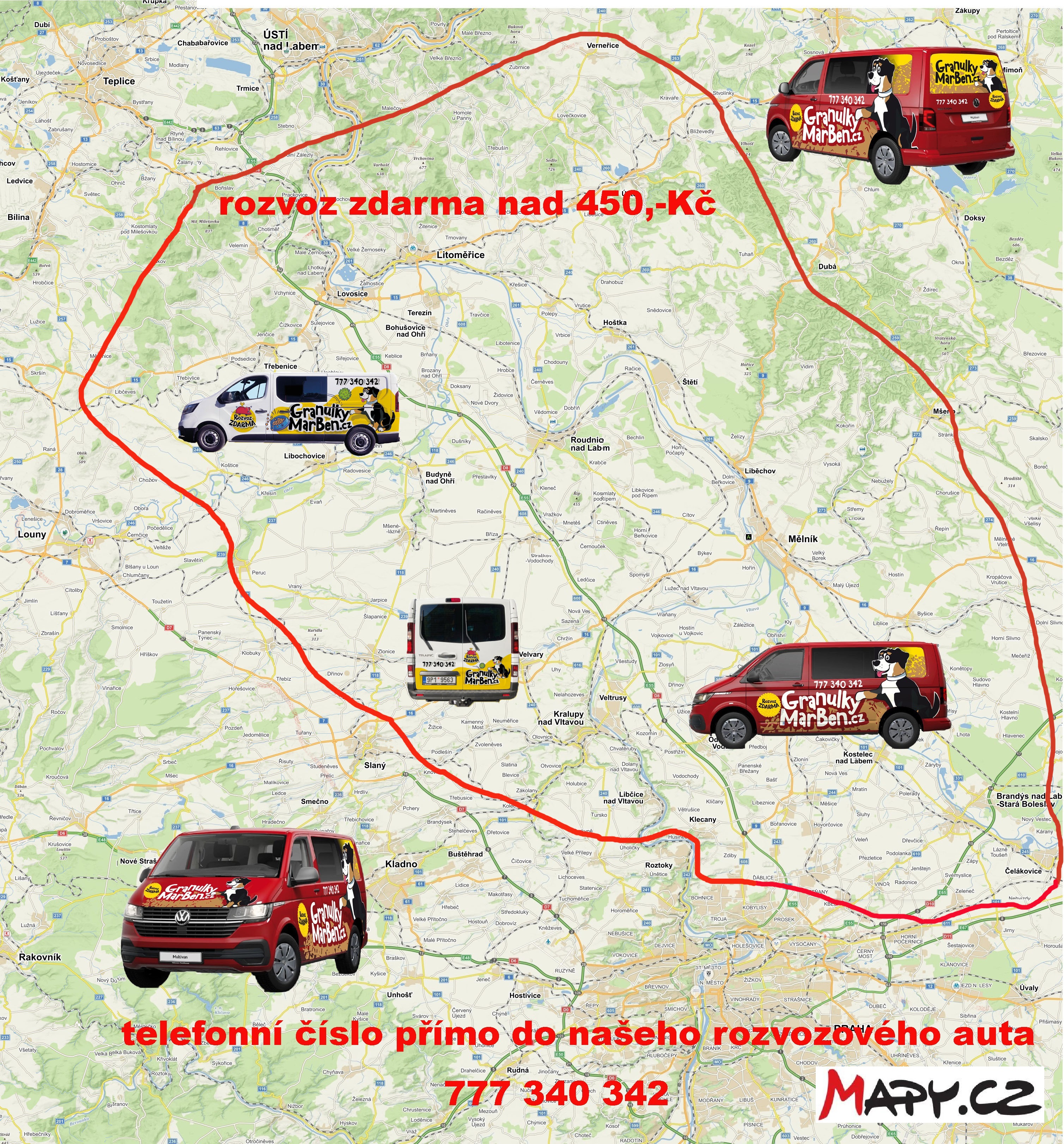 mapa rozvozu cervenec 20242